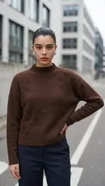 Garde-robe - Pull - Donker bruin