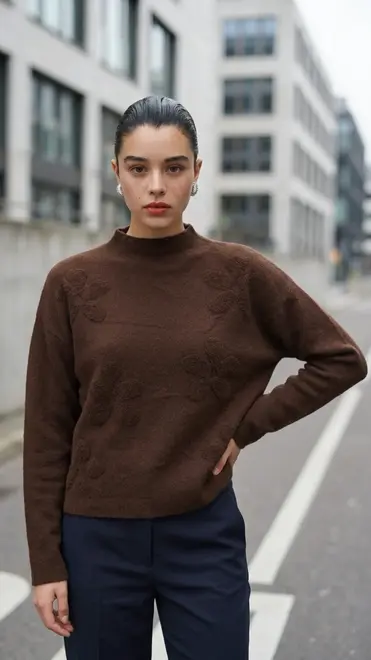 Garde-robe - Pull - Donker bruin