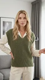 Garde-robe - Pull - Kaki