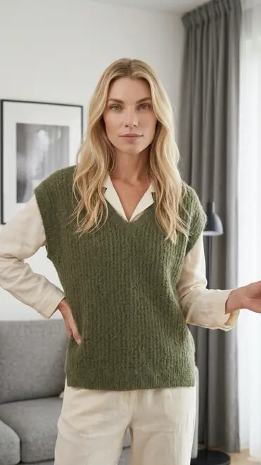 Garde-robe - Pull - Kaki