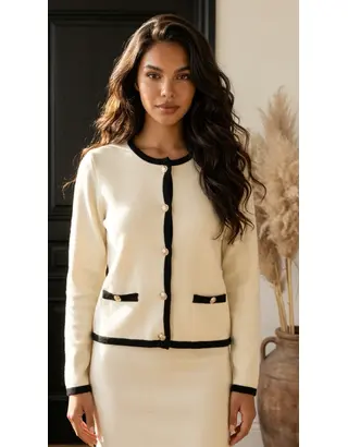 Garde-robe - Gilet - Ecru