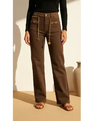 Garde-robe - Lange Broek - Donker bruin