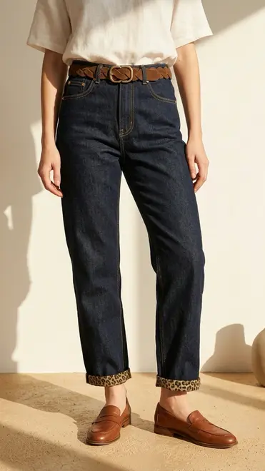 Garde-robe - Lange Broek - Donker jeans