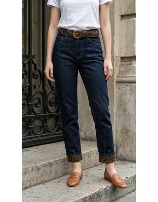 Garde-robe - Lange Broek - Donker jeans