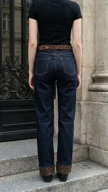 Garde-robe - Lange Broek - Donker jeans