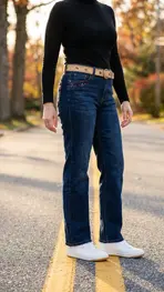 Garde-robe - Lange Broek - Donker jeans