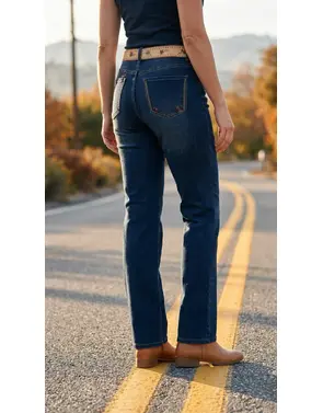 Garde-robe - Lange Broek - Donker jeans