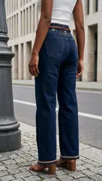 Garde-robe - Lange Broek - Donker jeans