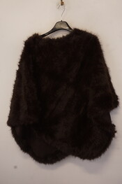 Garde-robe - Poncho - Donker bruin