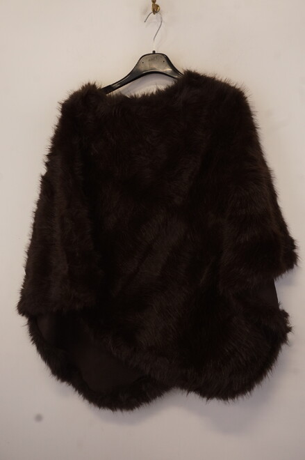 Garde-robe - Poncho - Donker bruin