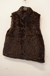 Garde-robe - body warmer - Zwart-bruin