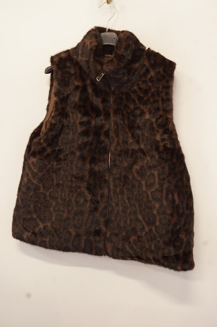 Garde-robe - body warmer - Zwart-bruin