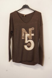 Garde-robe - Pull - Donker bruin
