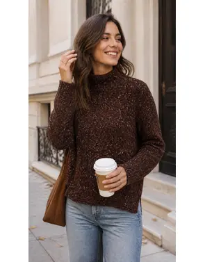 Garde-robe - Pull - Donker bruin