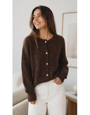 Garde-robe - Gilet - Donker bruin