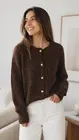 Garde-robe - Gilet - Donker bruin