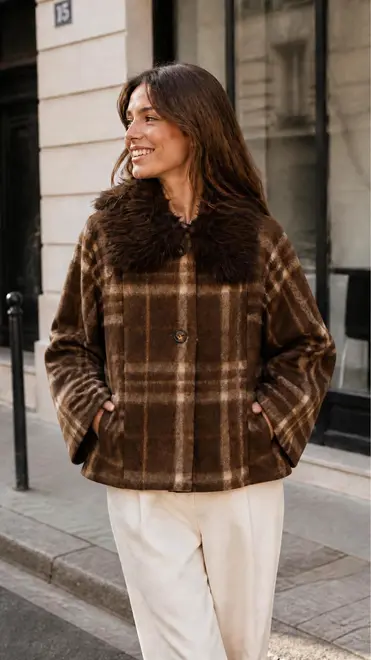 Garde-robe - Jas - Donker bruin