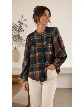 Garde-robe - Blouse - Petrol