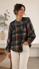 Garde-robe - Blouse - Petrol
