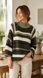 Garde-robe - Pull - Kaki