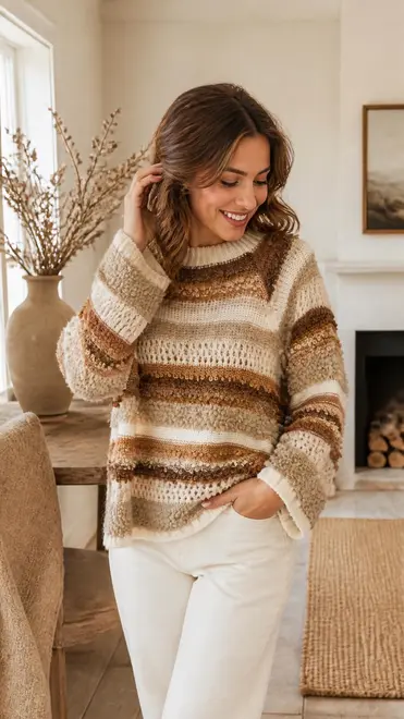 Garde-robe - Pull - Beige