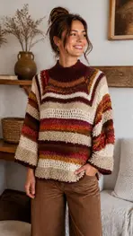 Garde-robe - Pull - Bordeaux