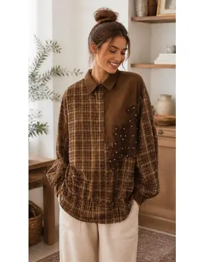 Garde-robe - Blouse - Bruin