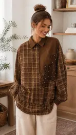 Garde-robe - Blouse - Bruin