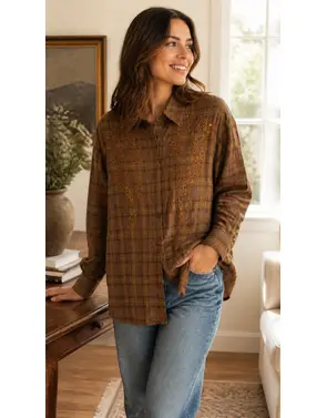 Garde-robe - Blouse - Donker bruin