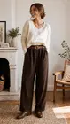 Garde-robe - Lange Broek - Donker bruin