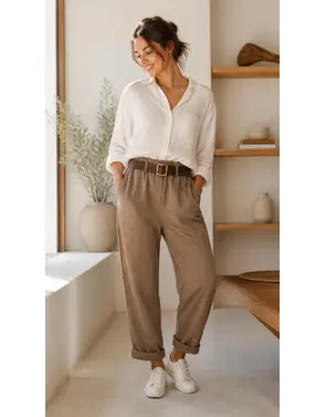 Garde-robe - Lange Broek - Bruin