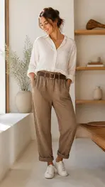 Garde-robe - Lange Broek - Bruin
