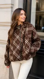 Garde-robe - Jas - Groen-bruin