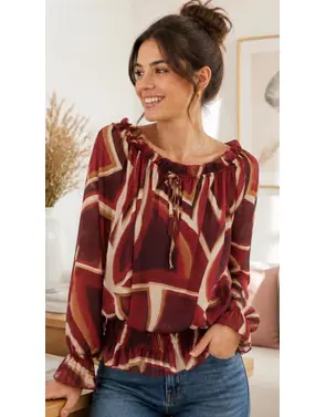Garde-robe - Top - Bordeaux