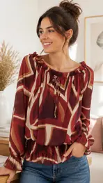 Garde-robe - Top - Bordeaux