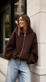 Garde-robe - Jas - Donker bruin