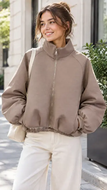Garde-robe - Jas - Taupe