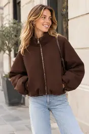 Garde-robe - Jas - Donker bruin