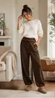 Garde-robe - Lange Broek - Donker bruin