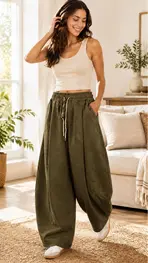 Garde-robe - Lange Broek - Kaki