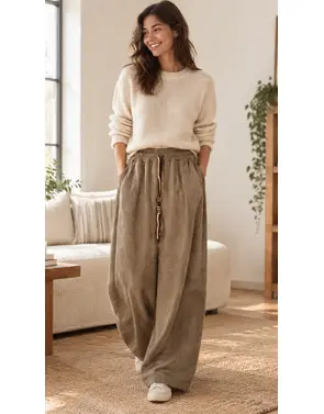 Garde-robe - Lange Broek - Taupe