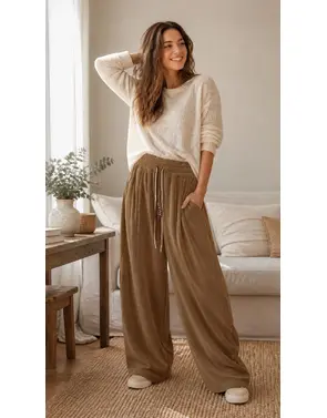 Garde-robe - Lange Broek - Beige