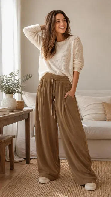 Garde-robe - Lange Broek - Beige