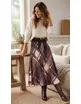 Garde-robe - Lange Rok - Paars