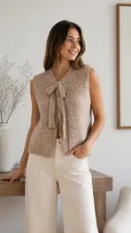 Garde-robe - Gilet - Beige