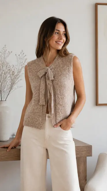 Garde-robe - Gilet - Beige