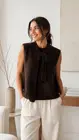 Garde-robe - Gilet - Donker bruin
