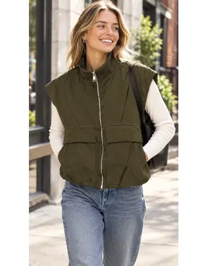 Garde-robe - Gilet - Kaki