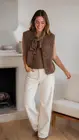 Garde-robe - Gilet - Taupe