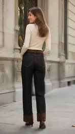 Garde-robe - Lange Broek - Donker jeans